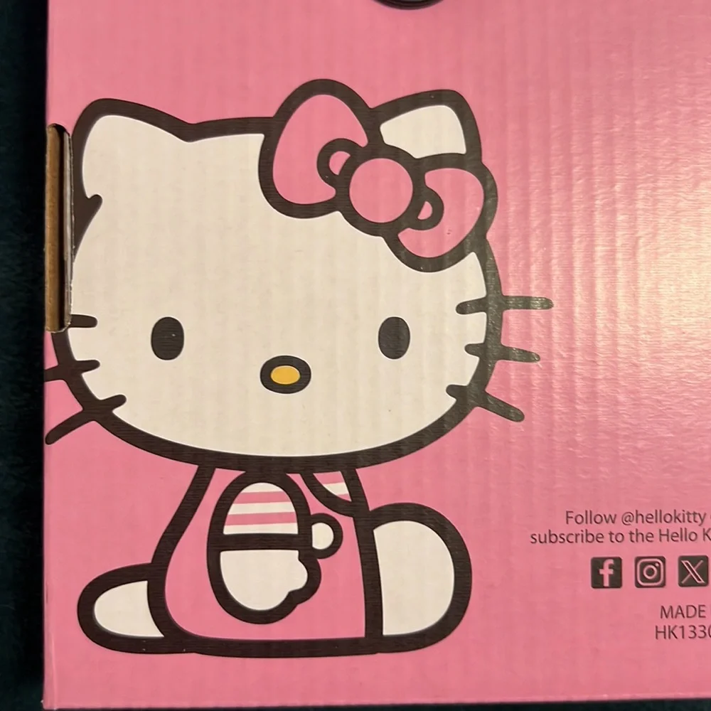 Hello Kitty 10” wall clock, New in original packaging